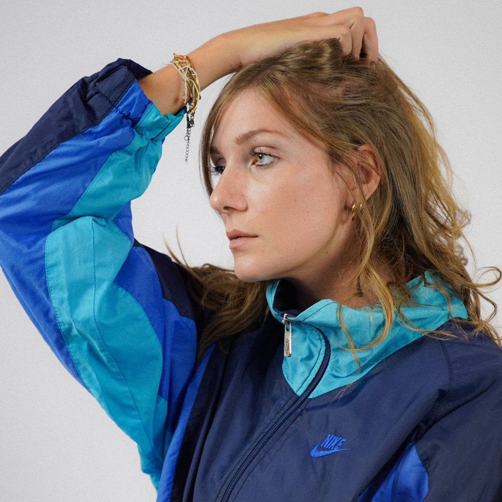 Veste Vintage USED Années 90 - Effilochée - Taille 1 - Occasion Très Bon état