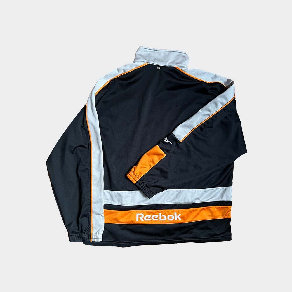 Veste vintage Y2K Reebok Orange et Noire
