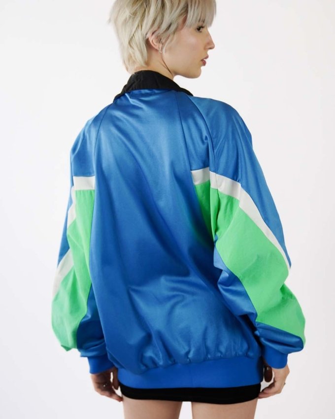 Veste Asics Sportswear Vert Menthe et Bleu Clair