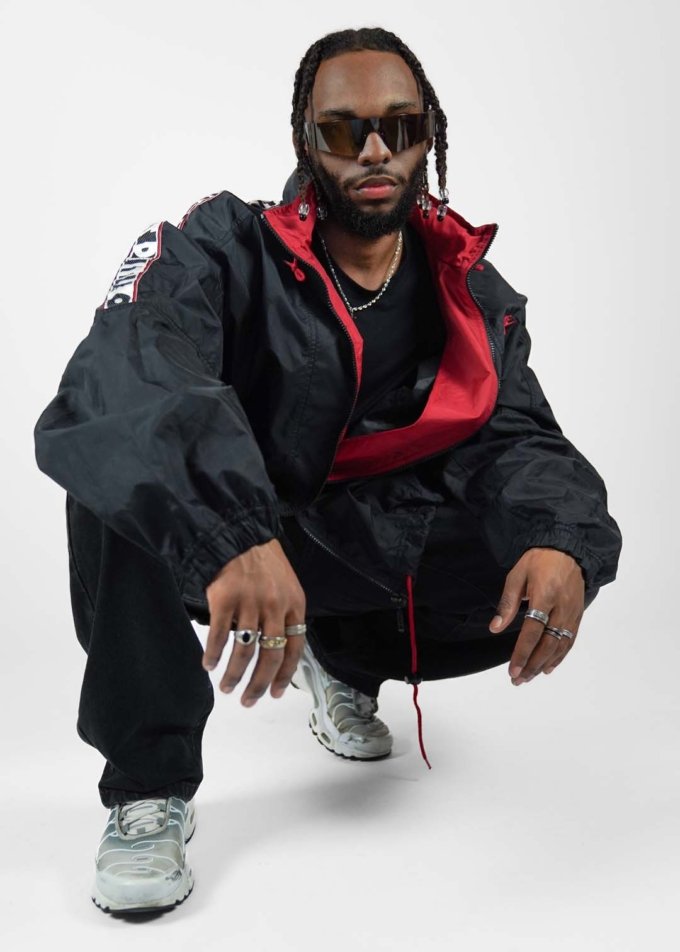 Veste Noire Nike Y2K