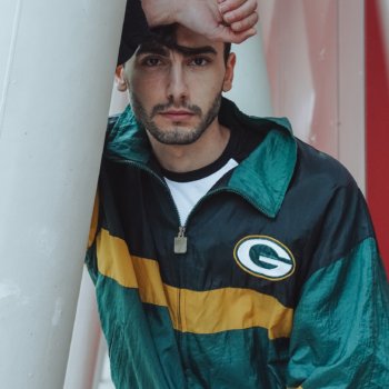Veste Vintage Packers de Green Bay NFL Brodée Jaune et Verte - Vue Principale