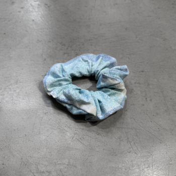 Chouchou Splash en tissu upcyclé (coton), confection Maison Gaudy.