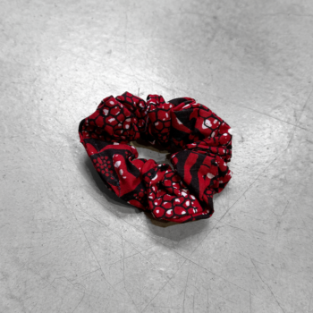 Chouchou Vesper en tissu upcyclé (cotton), confection Maison Gaudy.