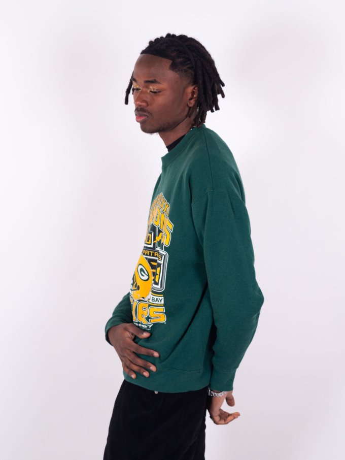Sweat vintage vert des Packers de Green Bay - Super Bowl XXXI​